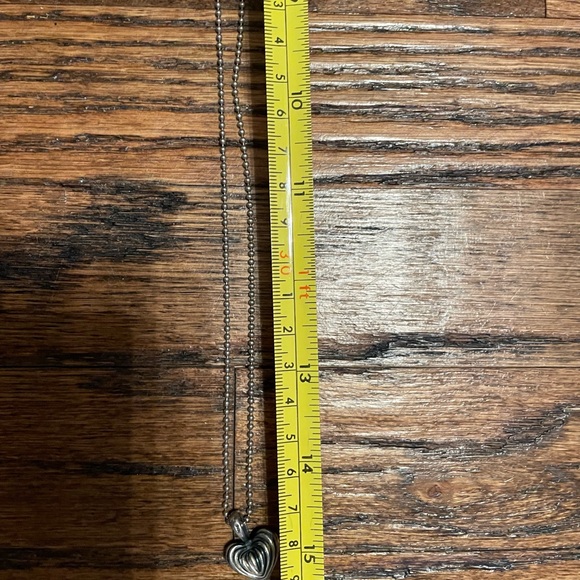 Lagos silver heart shaped necklace - Picture 5 of 6